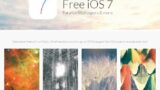 iPhone の壁紙が全部揃う！「Free iOS 7」 (視差効果対応)