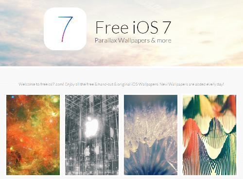 Iphone の壁紙が全部揃う Free Ios 7 視差効果対応 Plus1world