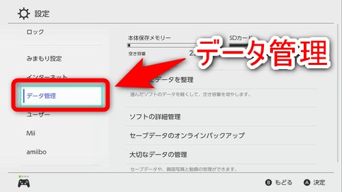 セーブ バックアップ スイッチ データ Switchのセーブデータはどこ？ソフトにはデータは保存されない？