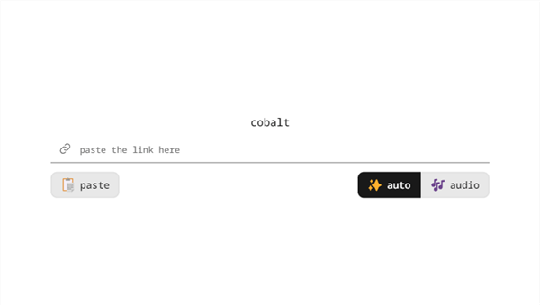 URLコピペで動画をダウンロードできるサイト「cobalt」