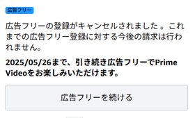 広告フリーオプションの期限は「アカウントサービス」で確認できる