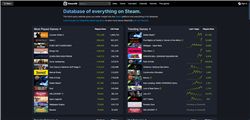 SteamDB という外部サイトに移動する