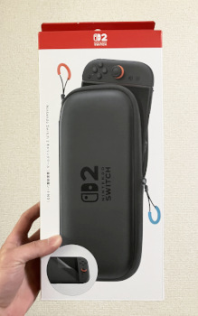 任天堂純正品のNintendo Switch 2 キャリングケース