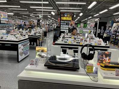 オーディオは初心者向けから玄人向けまで幅広く展示